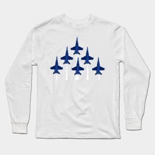 Delta Jet Blues Long Sleeve T-Shirt